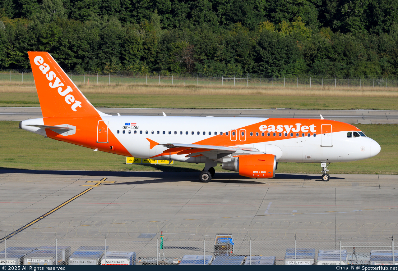 Photo of OE-LQN - Airbus A319-111 operated by easyJet Europe