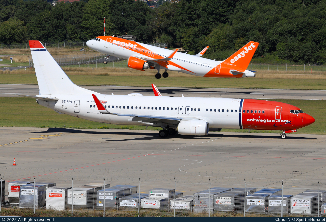 Photo of SE-RPE - Boeing 737-8JP operated by Norwegian Air Sweden