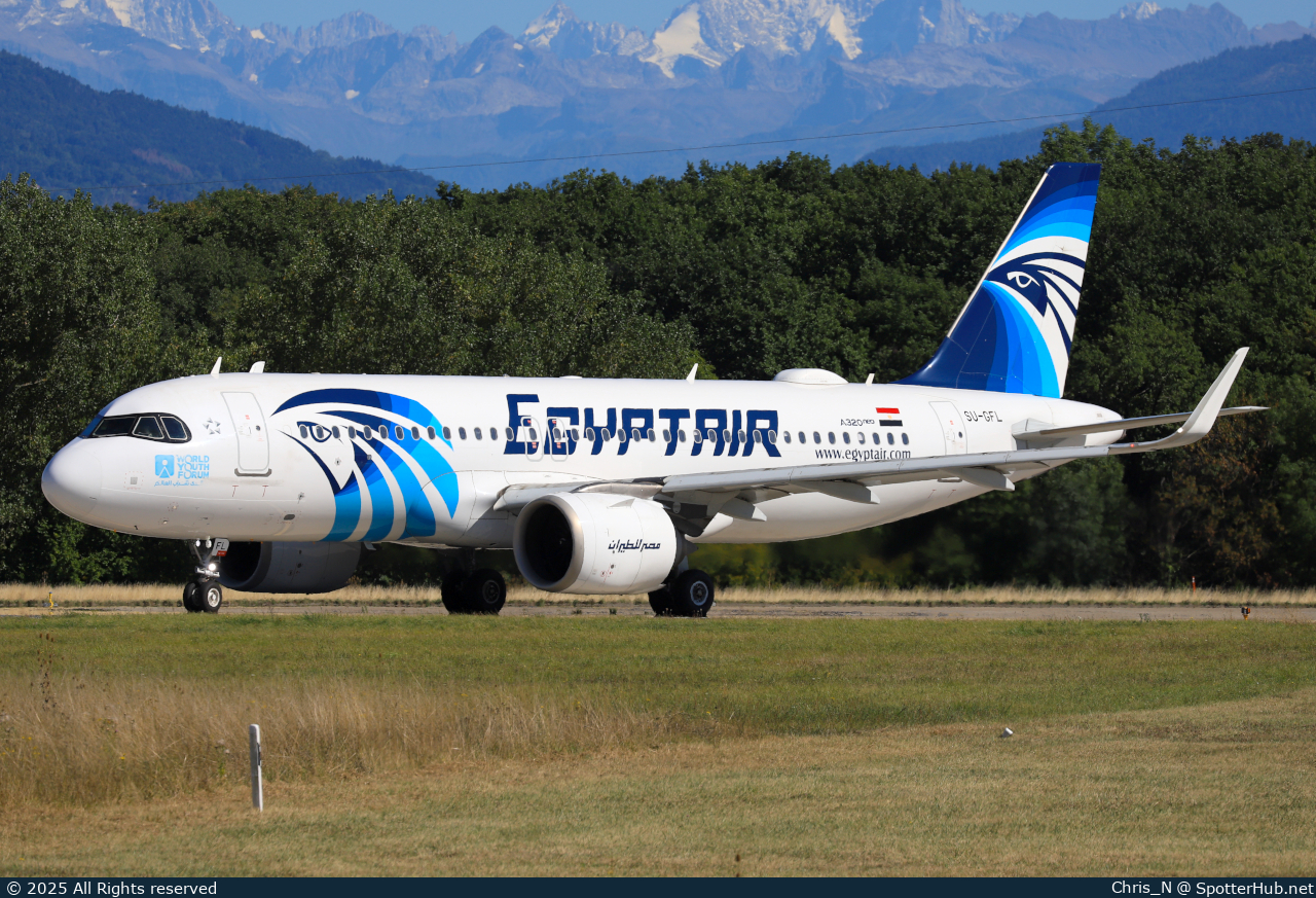 Photo of SU-GFL - Airbus A320-251N operated by Egyptair