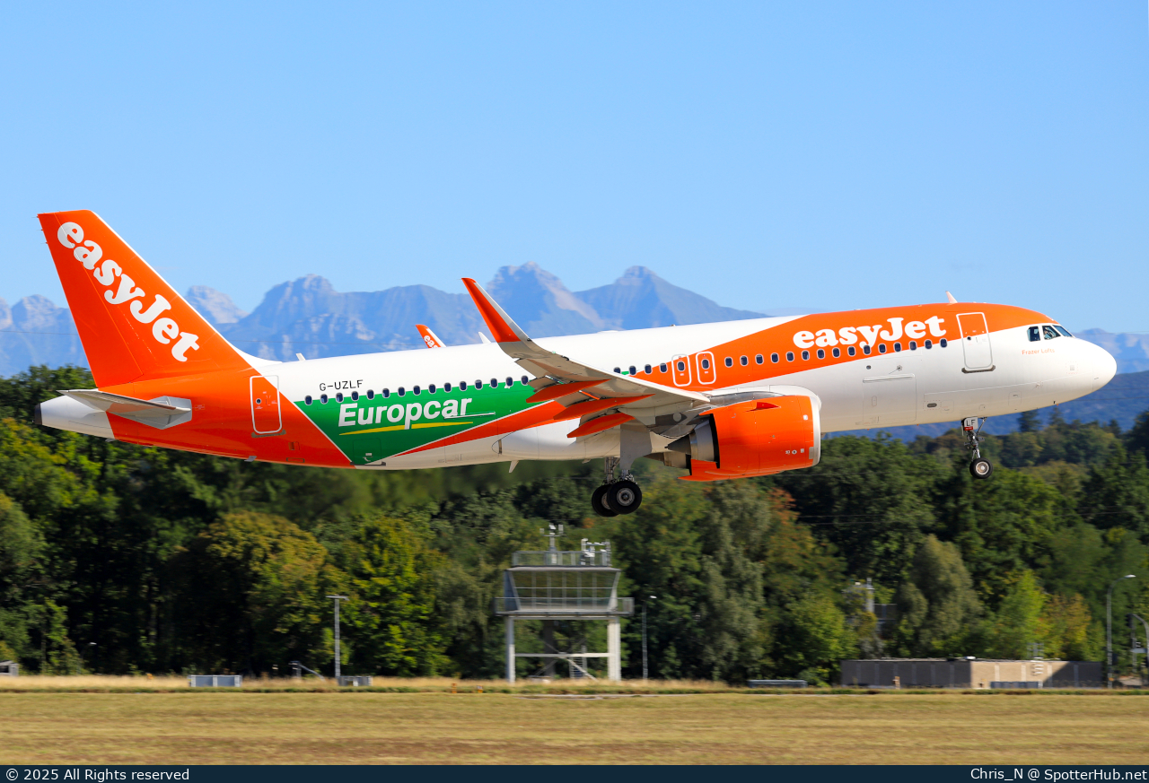 Photo of G-UZLF - Airbus A320-251N operated by easyJet