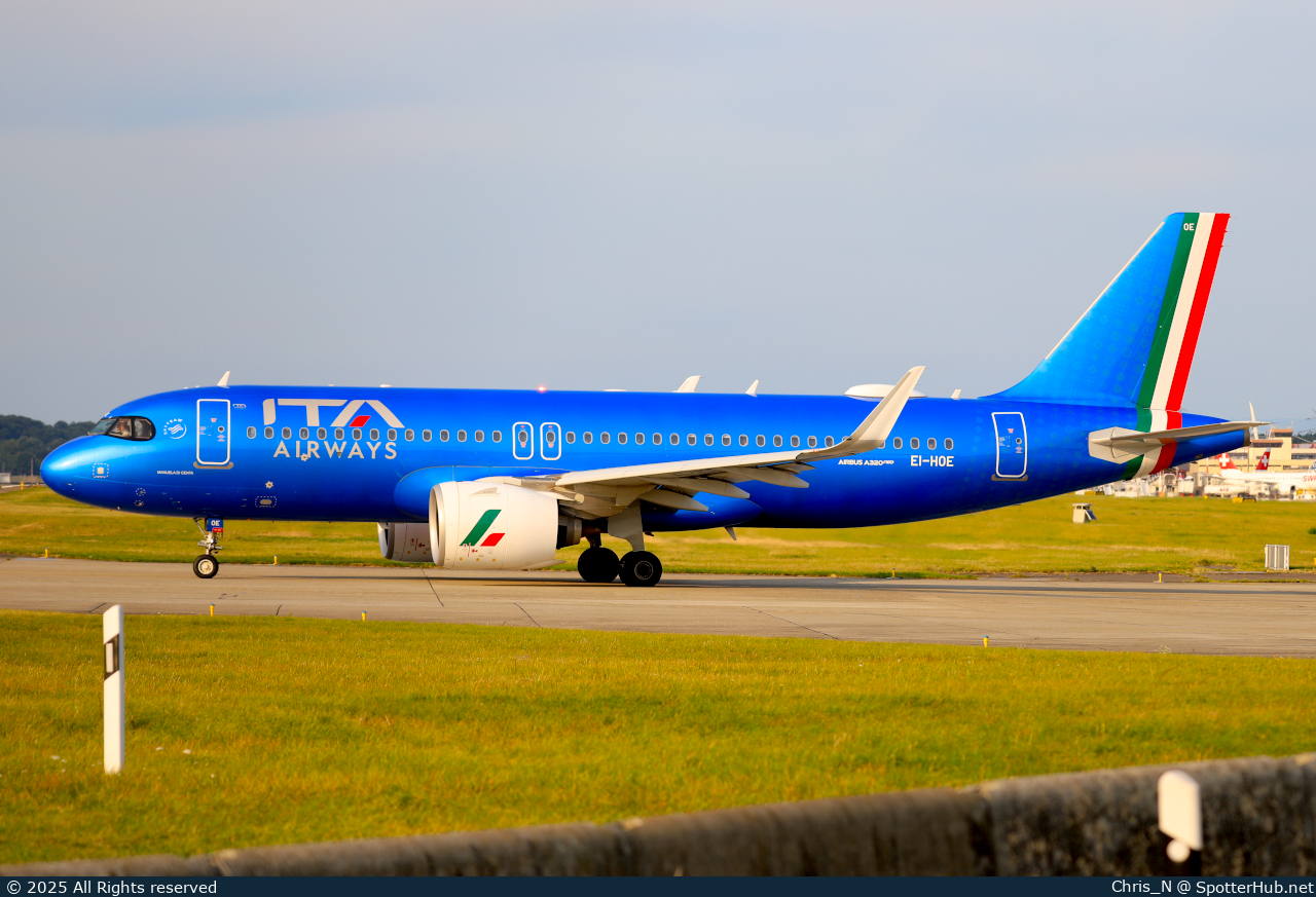 Photo of EI-HOE - Airbus A320-272N operated by ITA Airways