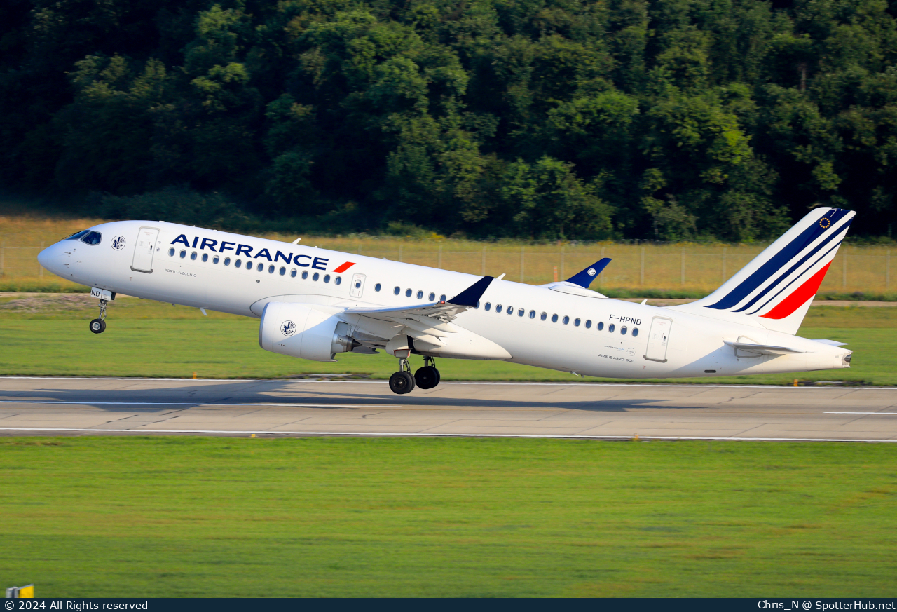 Photo of F-HPND - Airbus A220-300 operated by Air France