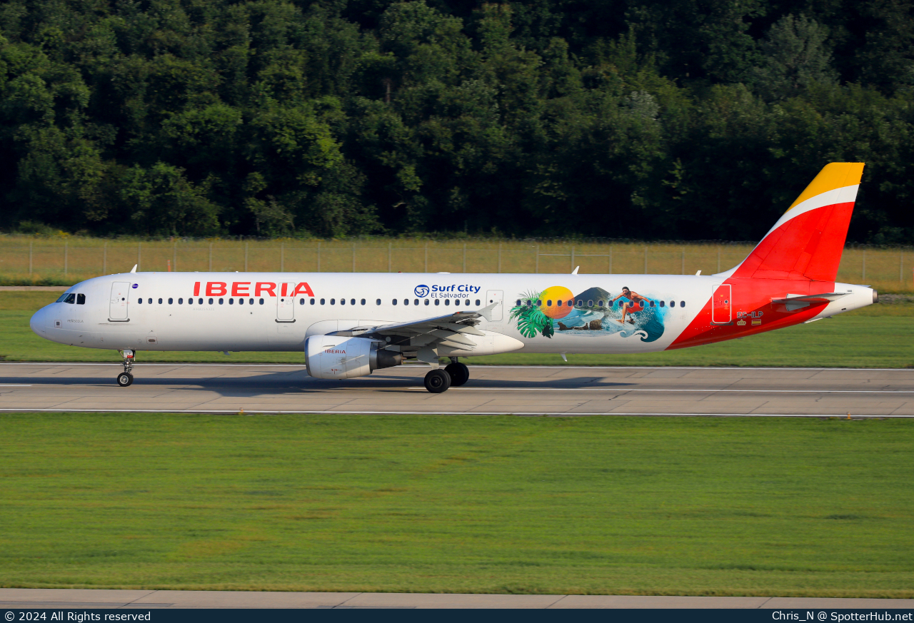 Photo of EC-ILP - Airbus A321-213 operated by Iberia