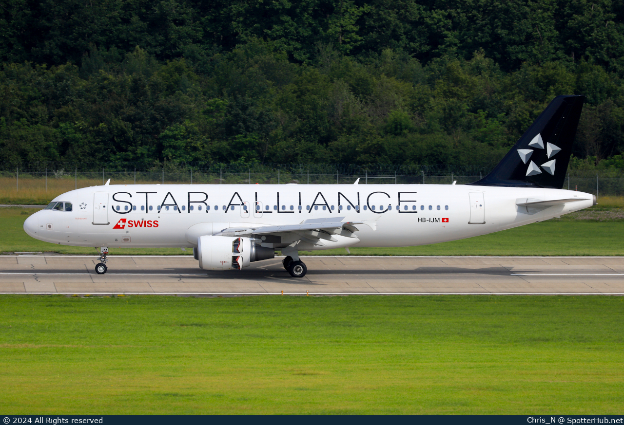 Photo of HB-IJM - Airbus A320-214 operated by Swiss International Air Lines