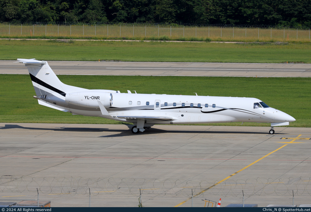 Photo of YL-ONR - Embraer Legacy 650 operated by Union Aviation