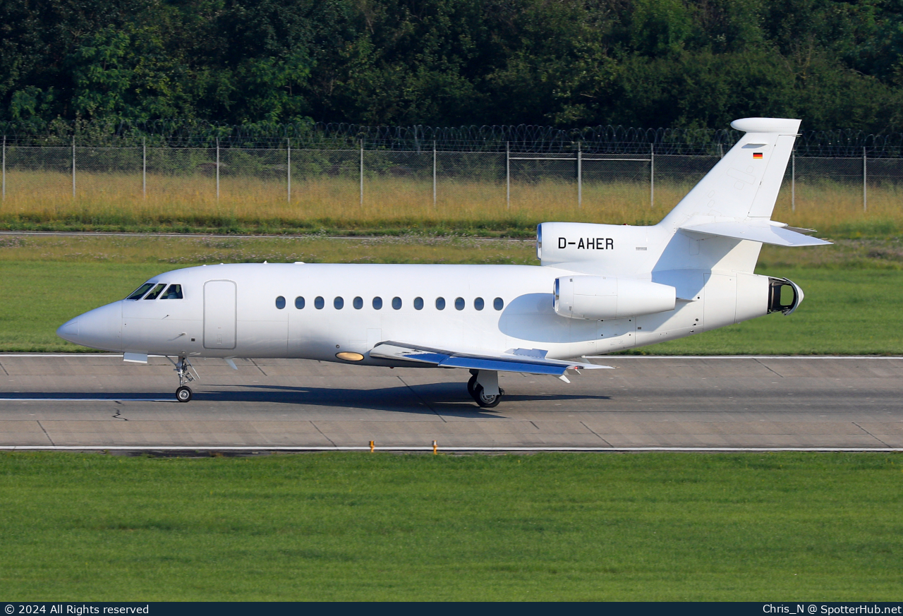 Photo of D-AHER - Dassault Falcon 900EX operated by Heron Aviation