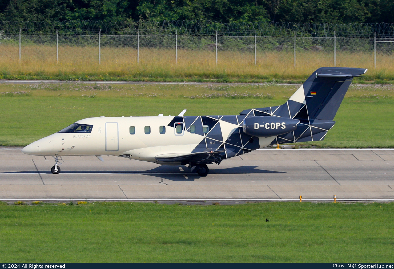 Photo of D-COPS - Pilatus PC-24 operated by Platoon Aviation