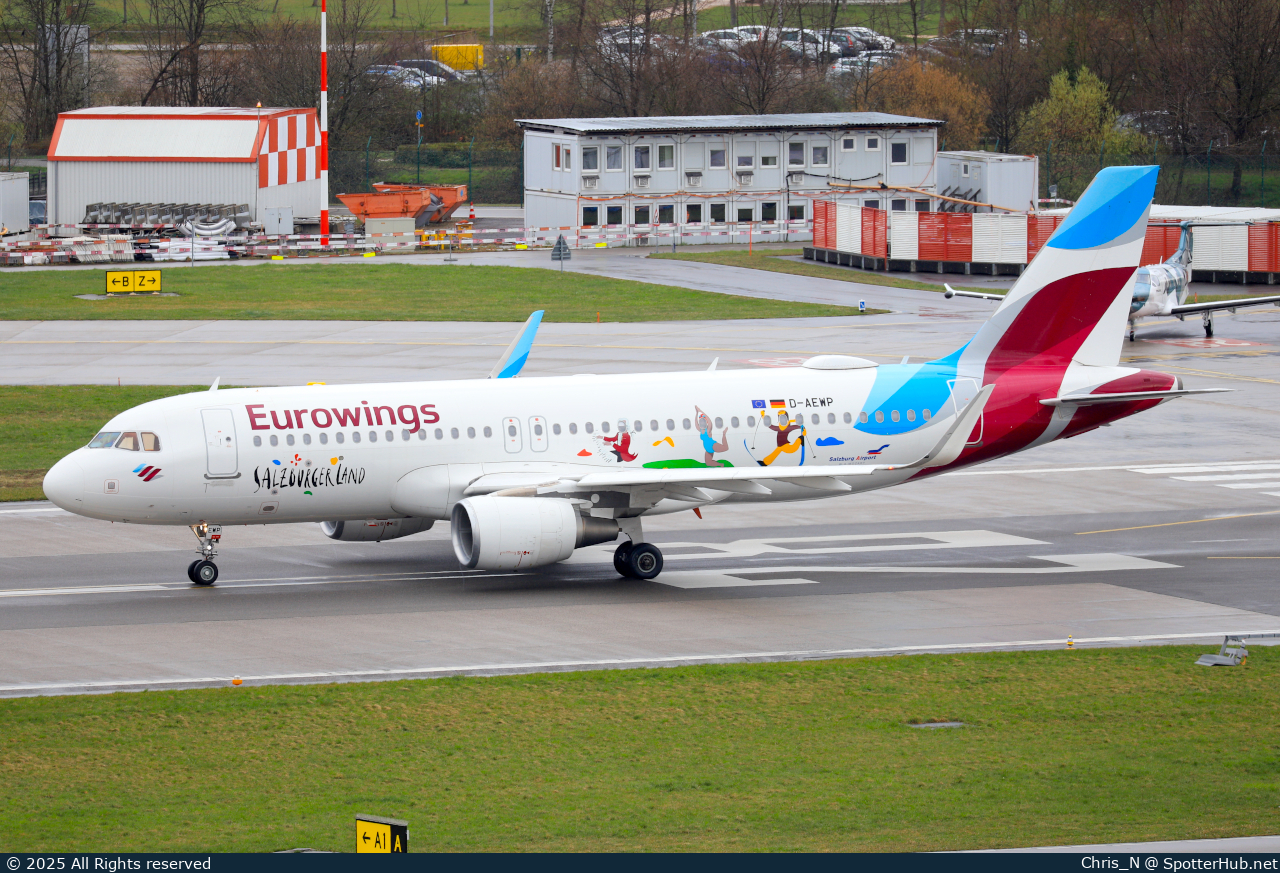 Photo of D-AEWP - Airbus A320-214 operated by Eurowings