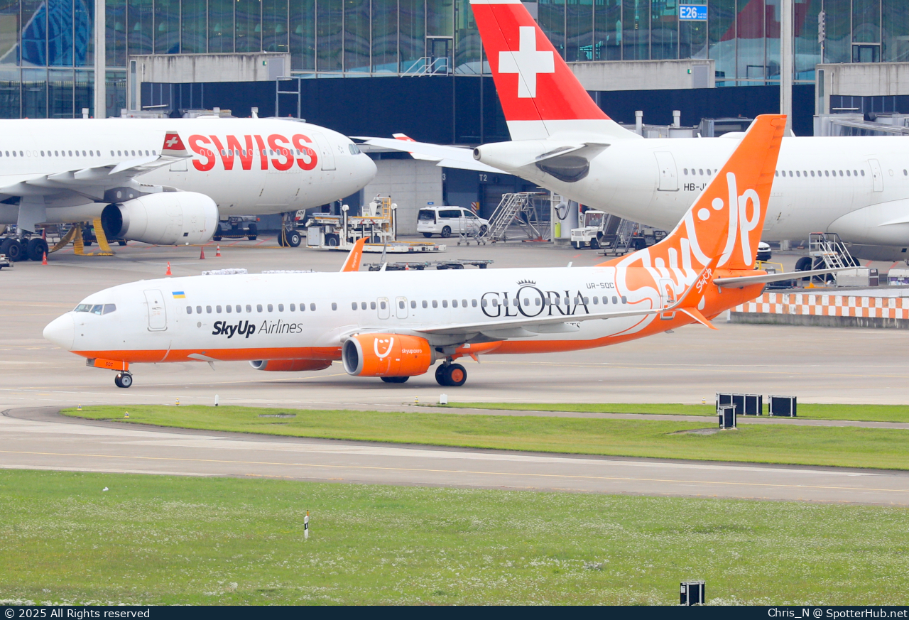 Photo of UR-SQC - Boeing 737-8H6 operated by SkyUp Airlines