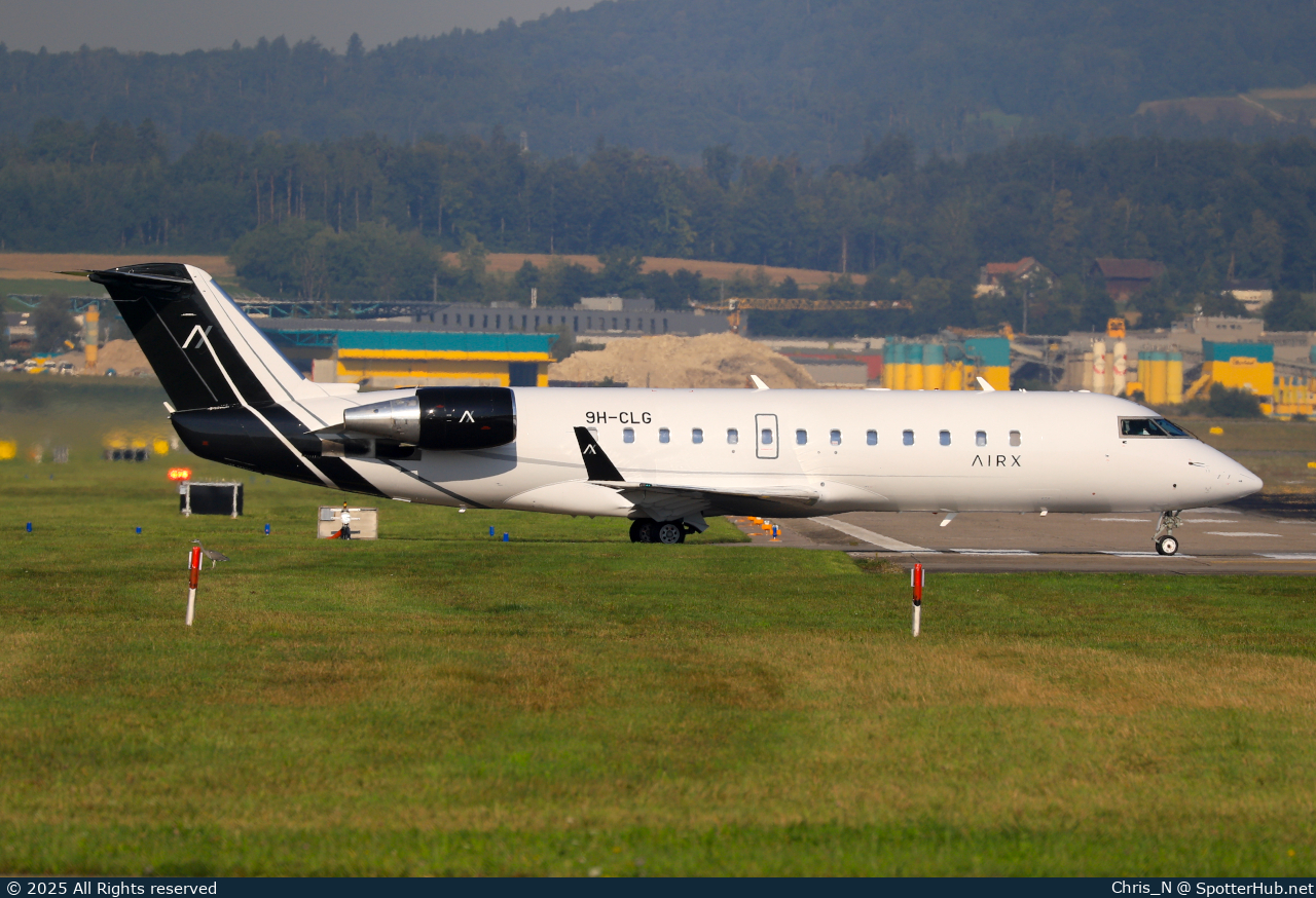 Photo of 9H-CLG - Bombardier Challenger 850 operated by AirX Charter