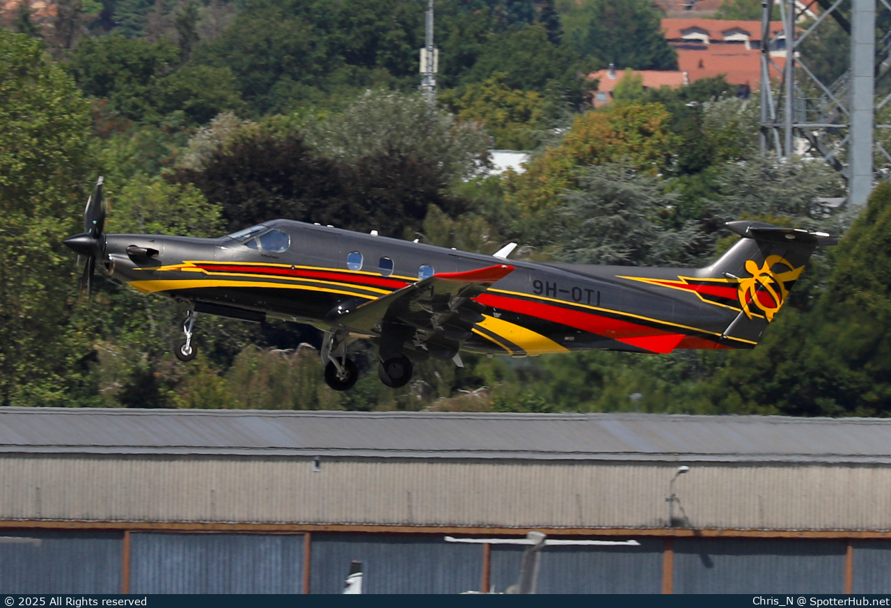 Photo of 9H-OTI - Pilatus PC-12 NG operated by Jet Aviation Flight Services Malta