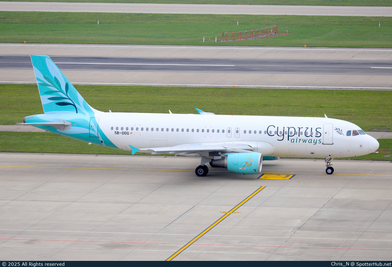 Photo of 5B-DDQ - Airbus A320-214 operated by Cyprus Airways [2016]