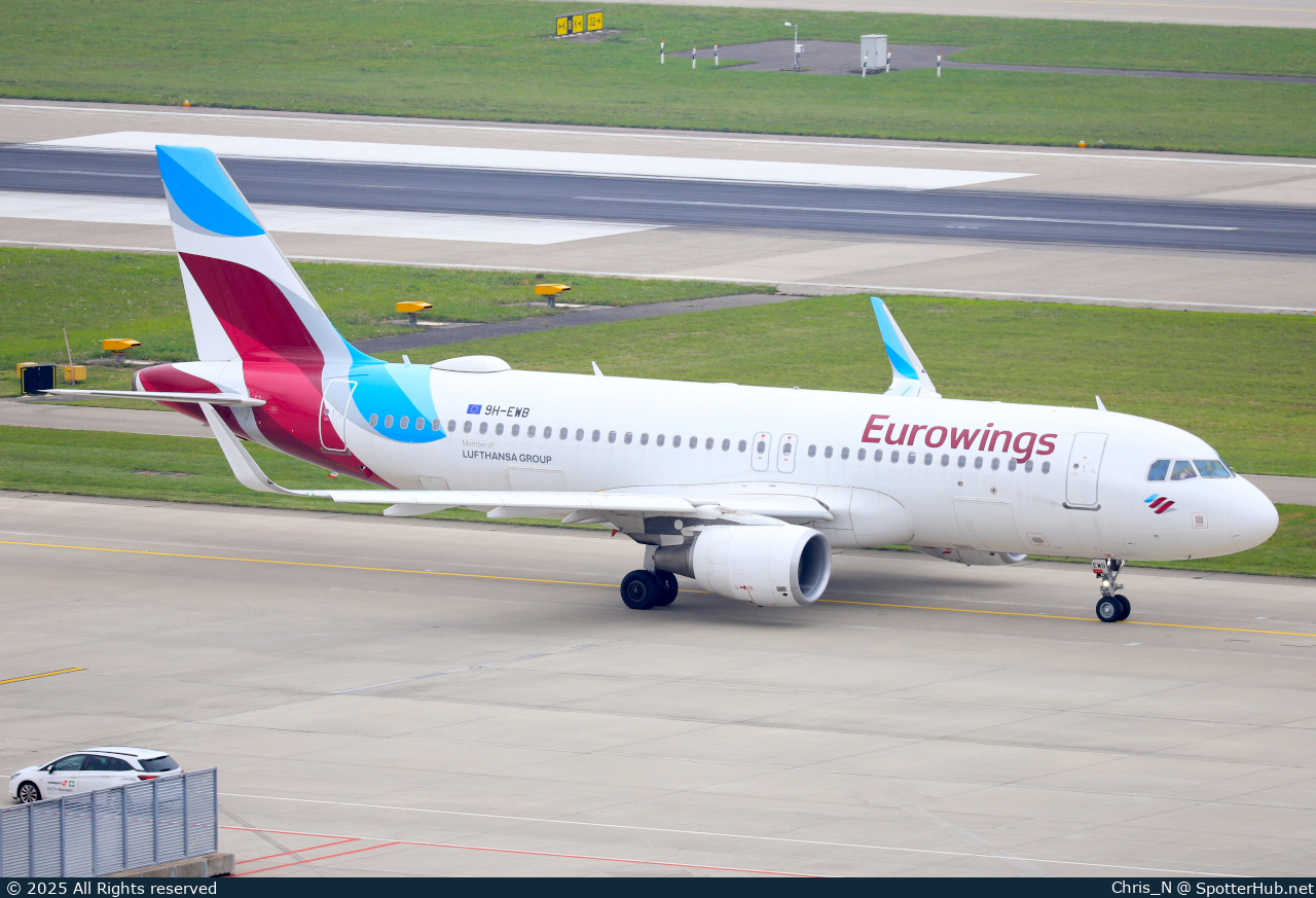 Photo of 9H-EWB - Airbus A320-214 operated by Eurowings Europe Malta