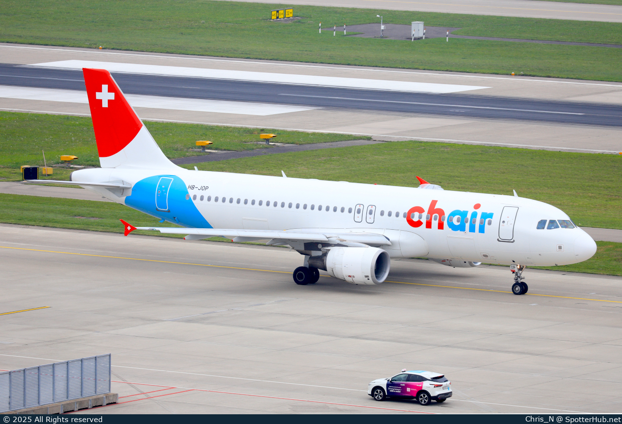 Photo of HB-JOP - Airbus A320-214 operated by Chair Airlines