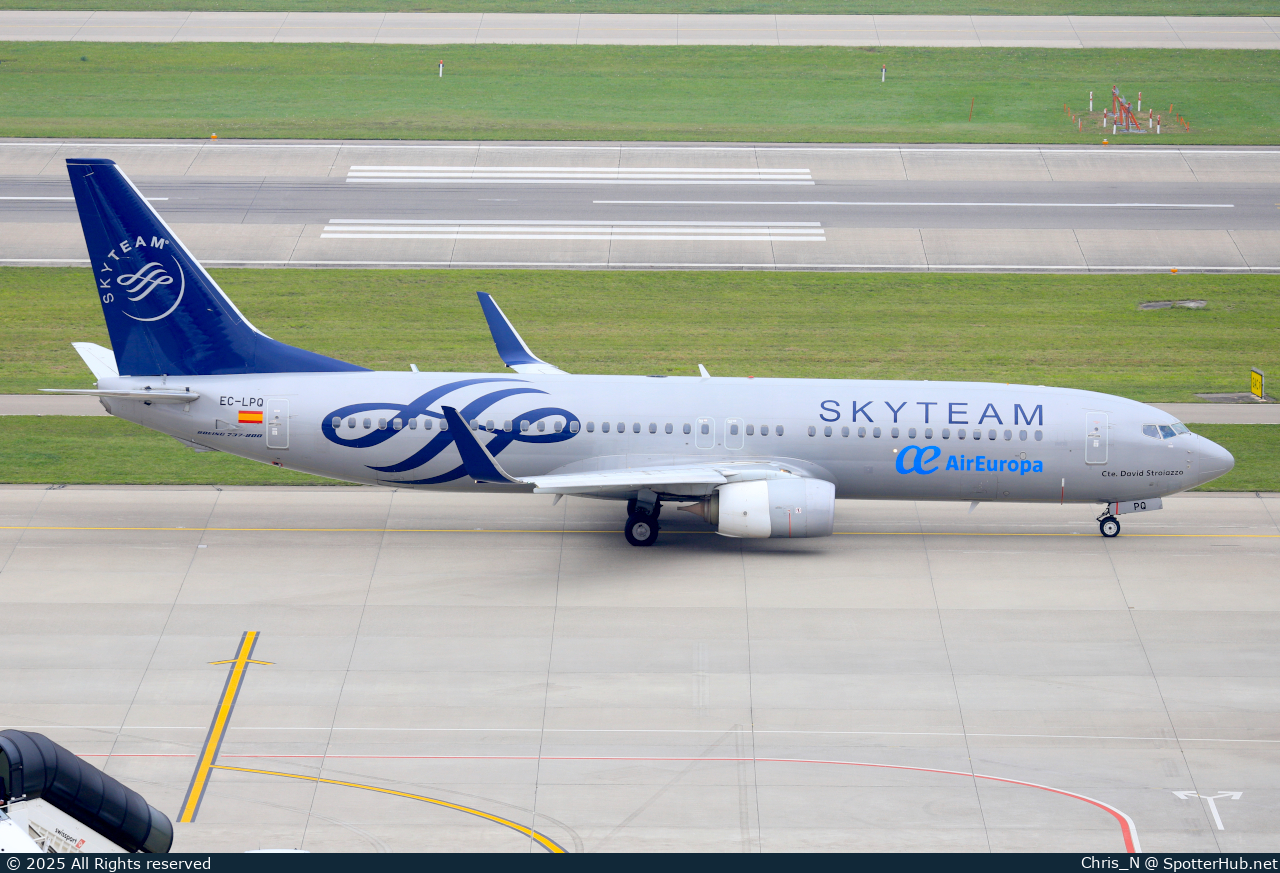 Photo of EC-LPQ - Boeing 737-85P operated by Air Europa