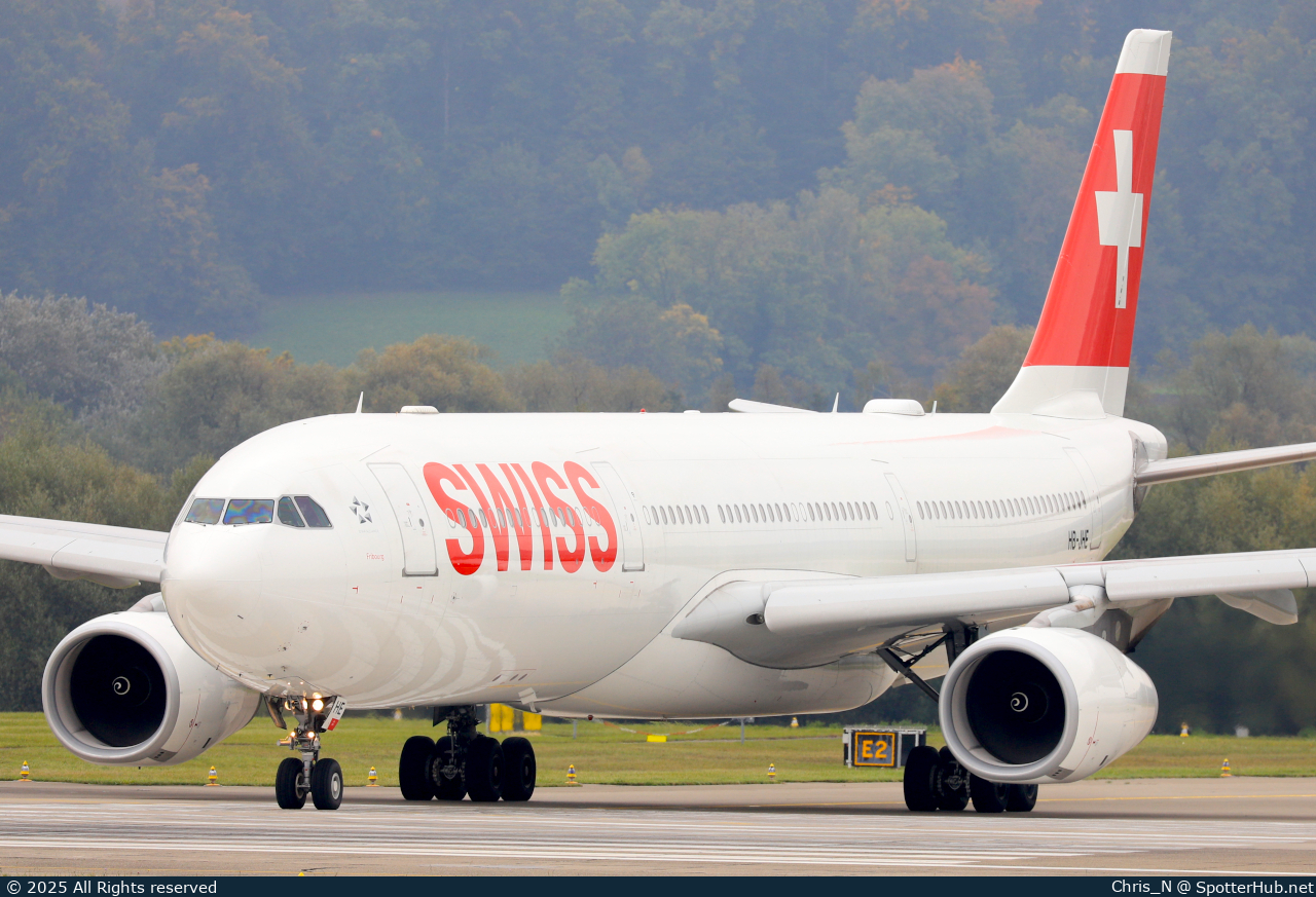 Photo of HB-JHE - Airbus A330-343 operated by Swiss International Air Lines