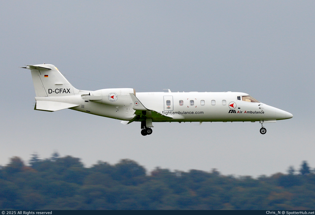 Photo of D-CFAX - Bombardier Learjet 60 operated by FAI Air Ambulance