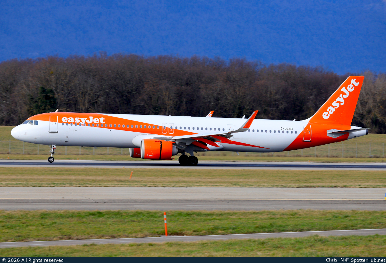 Photo of G-UZMD - Airbus A321-251NX operated by easyJet