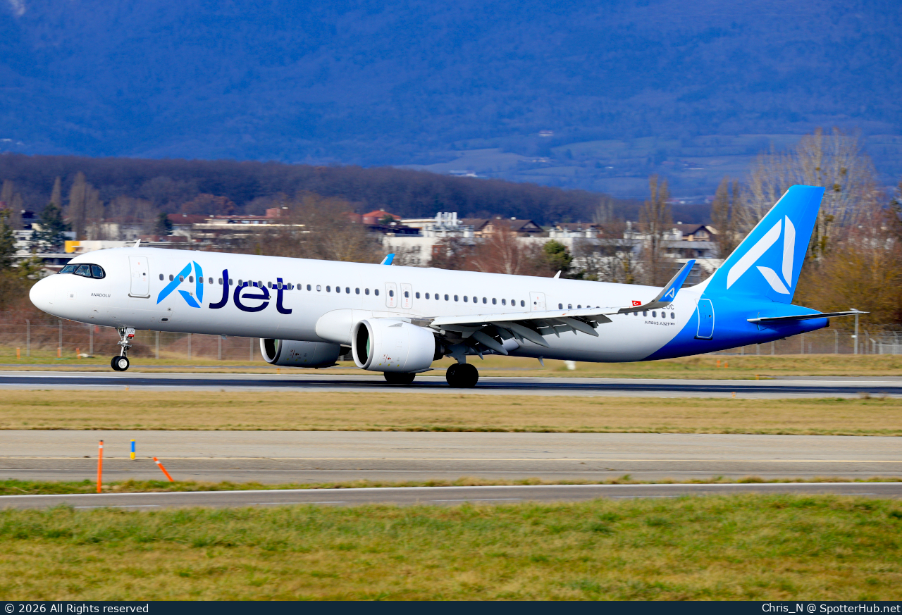 Photo of TC-LUC - Airbus A321-271NX operated by AJet