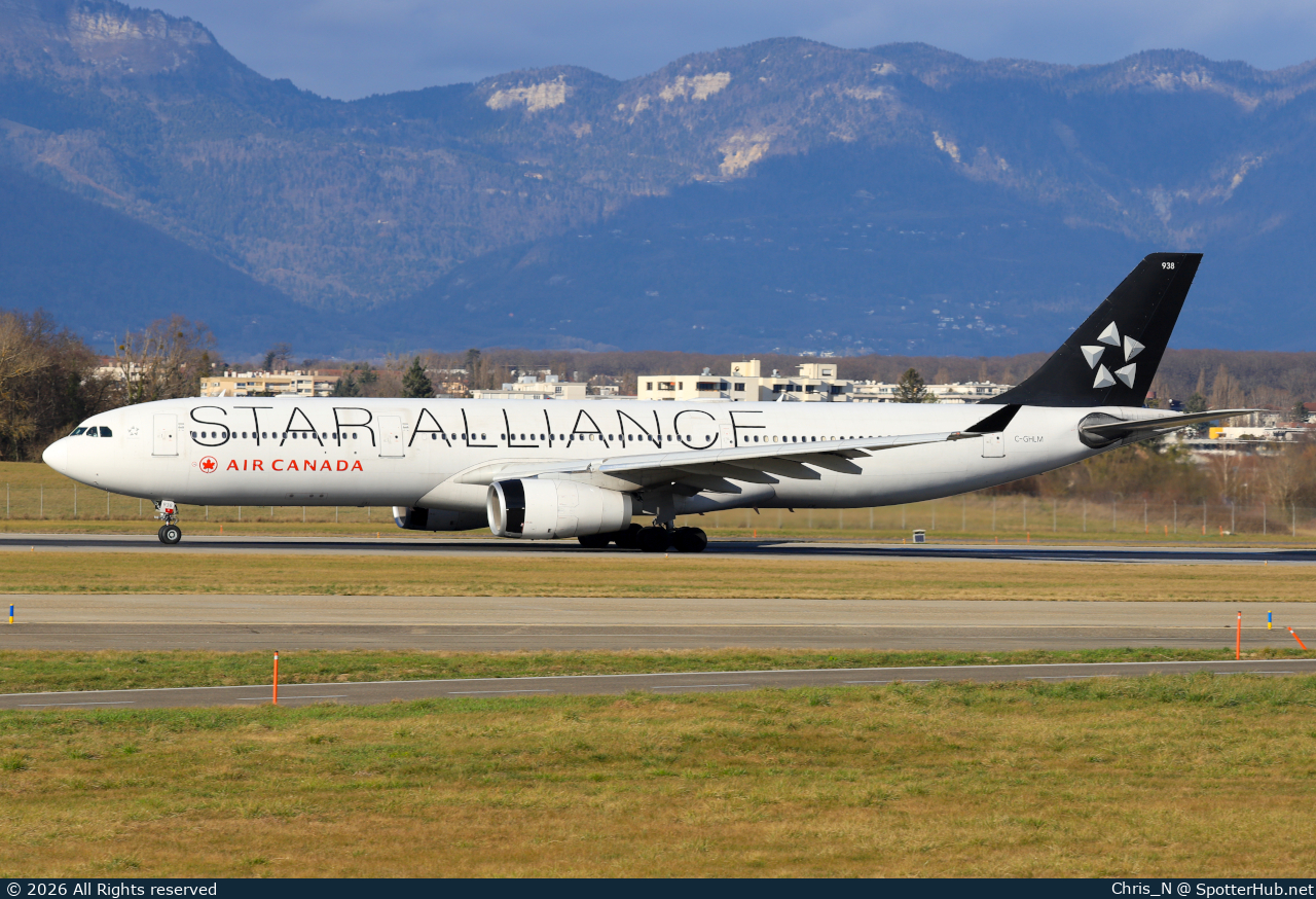 Photo of C-GHLM - Airbus A330-343 operated by Air Canada