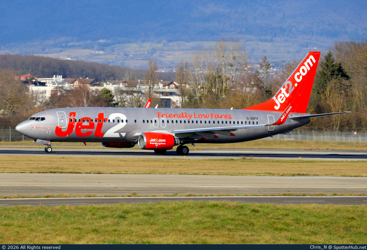 Photo of G-GDFV - Boeing 737-85F operated by Jet2
