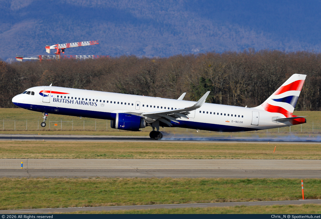 Photo of G-NEOR - Airbus A321-251NX operated by British Airways