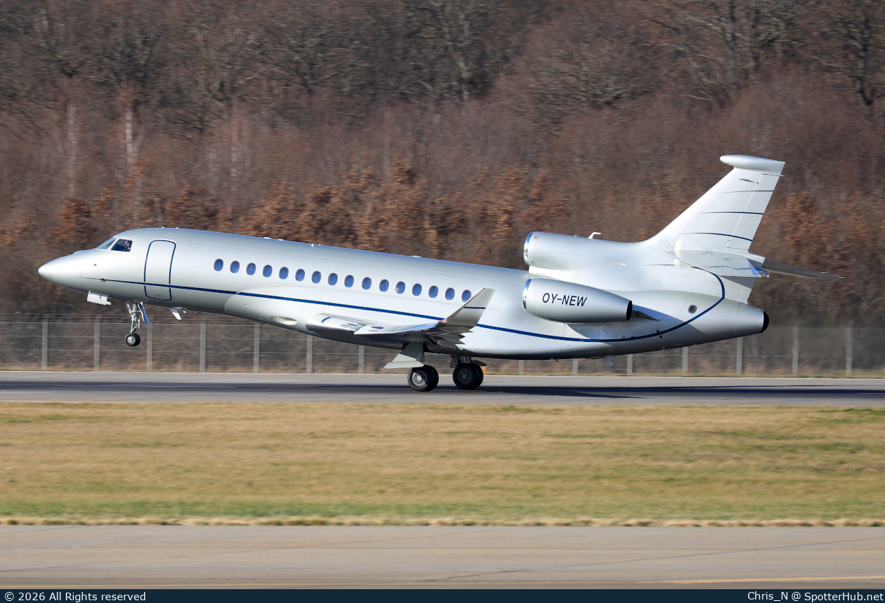 Photo of OY-NEW - Dassault Falcon 8X operated by Air Alsie