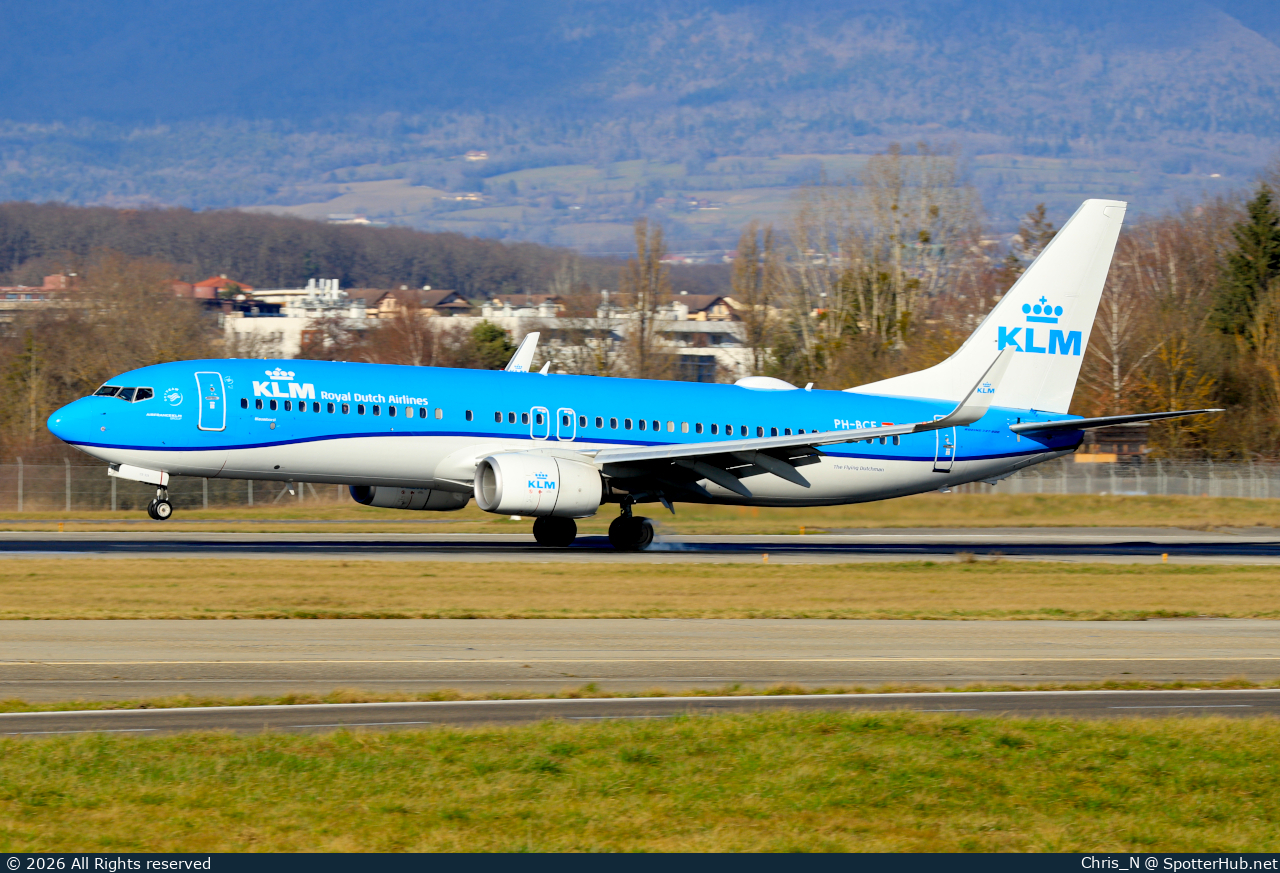 Photo of PH-BCE - Boeing 737-8K2 operated by KLM Royal Dutch Airlines