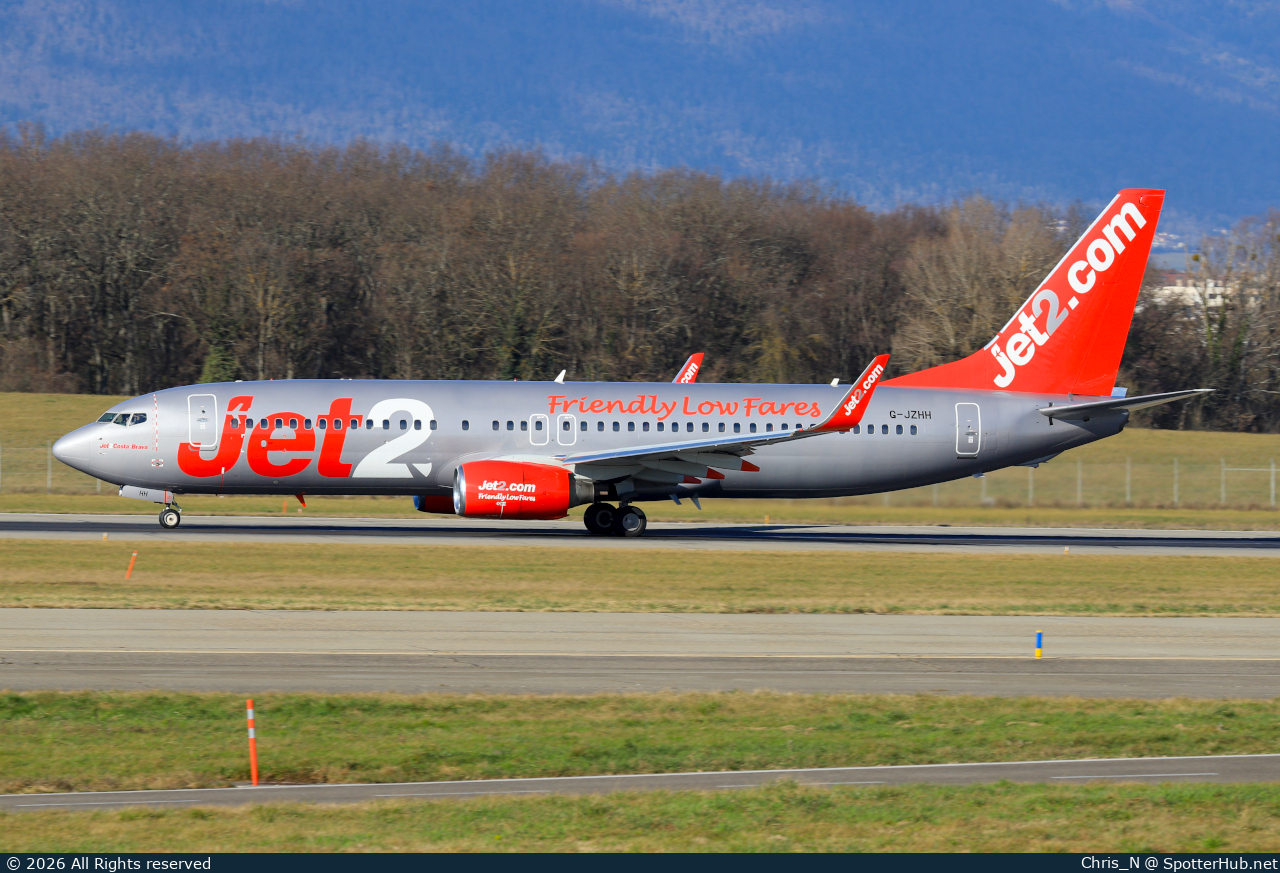 Photo of G-JZHH - Boeing 737-85P operated by Jet2