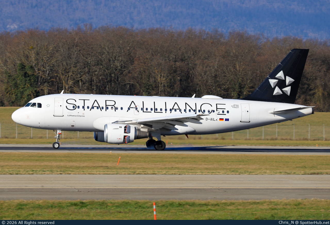 Photo of D-AILX - Airbus A319-114 operated by Lufthansa CityLine