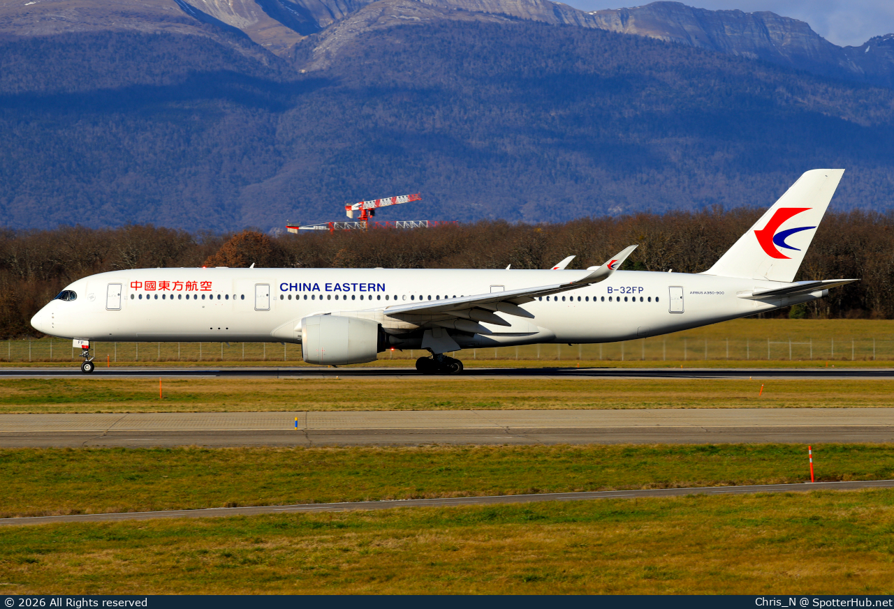 Photo of B-32FP - Airbus A350-941 operated by China Eastern Airlines