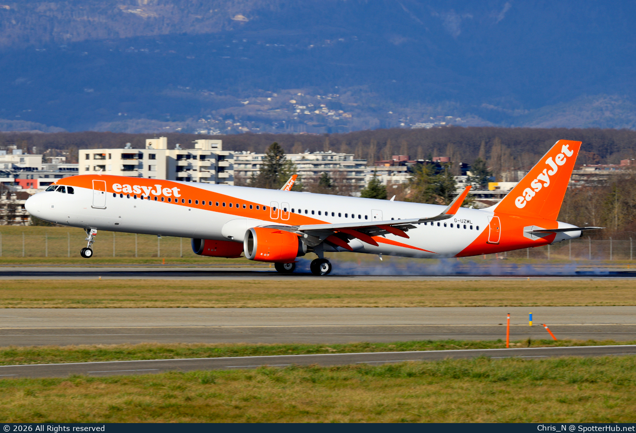 Photo of G-UZML - Airbus A321-251NX operated by easyJet