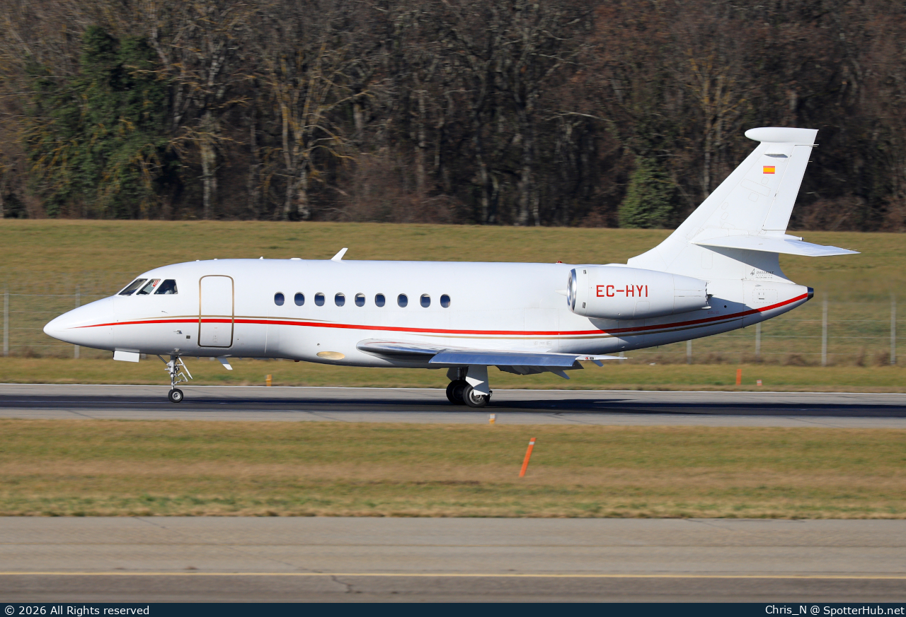 Photo of EC-HYI - Dassault Falcon 2000 operated by Gestair Private Jets