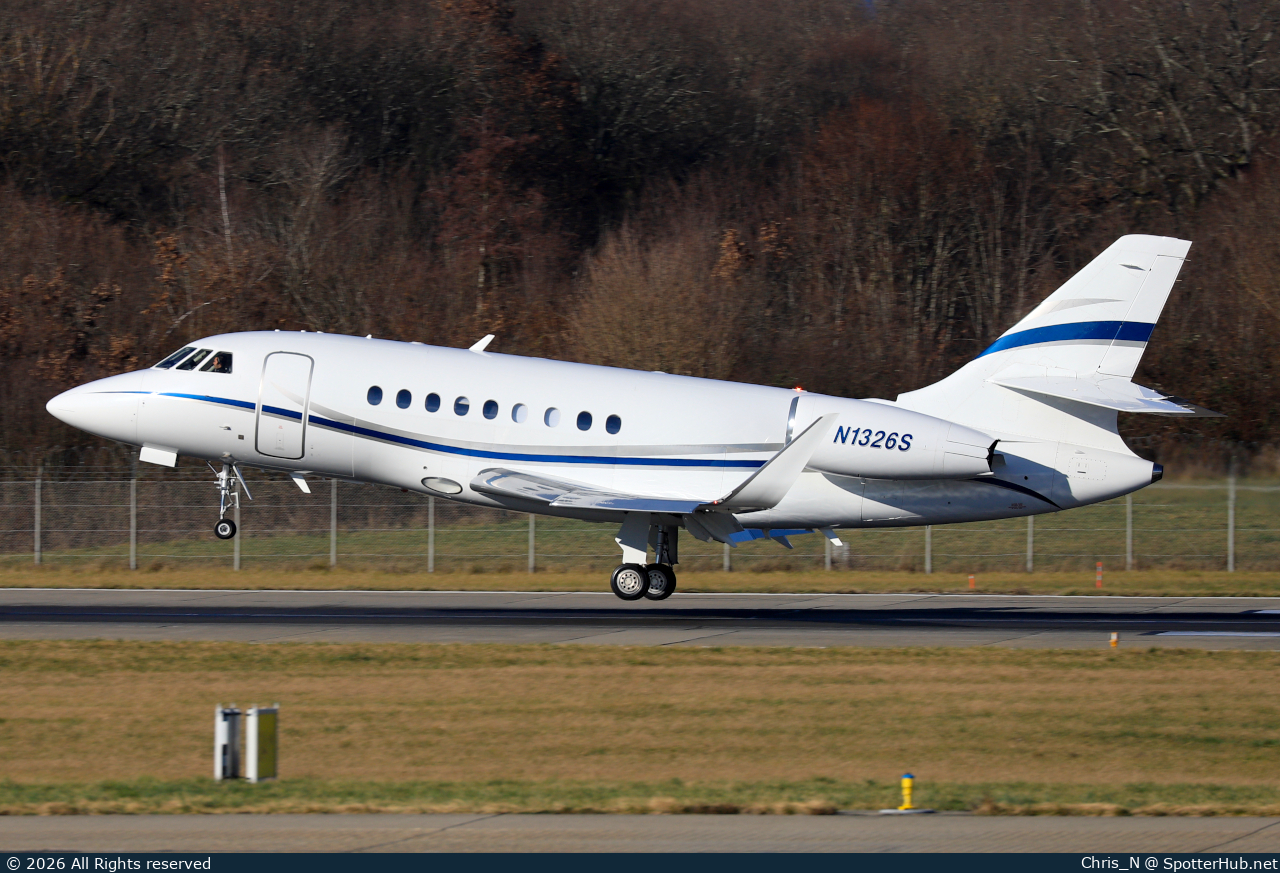 Photo of N1326S - Dassault Falcon 2000S operated by Fraga Properties