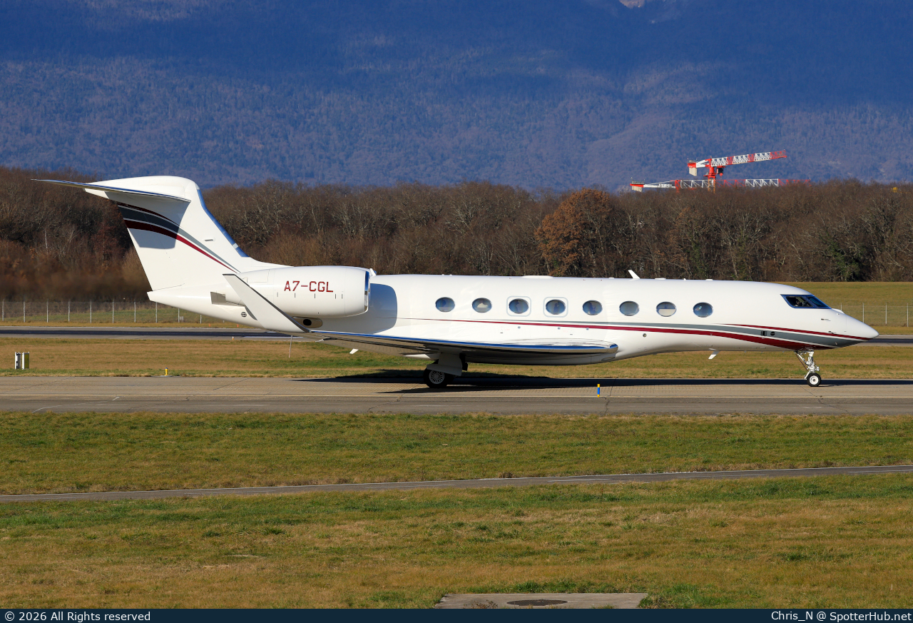 Photo of A7-CGL - Gulfstream G650ER operated by Qatar Executive