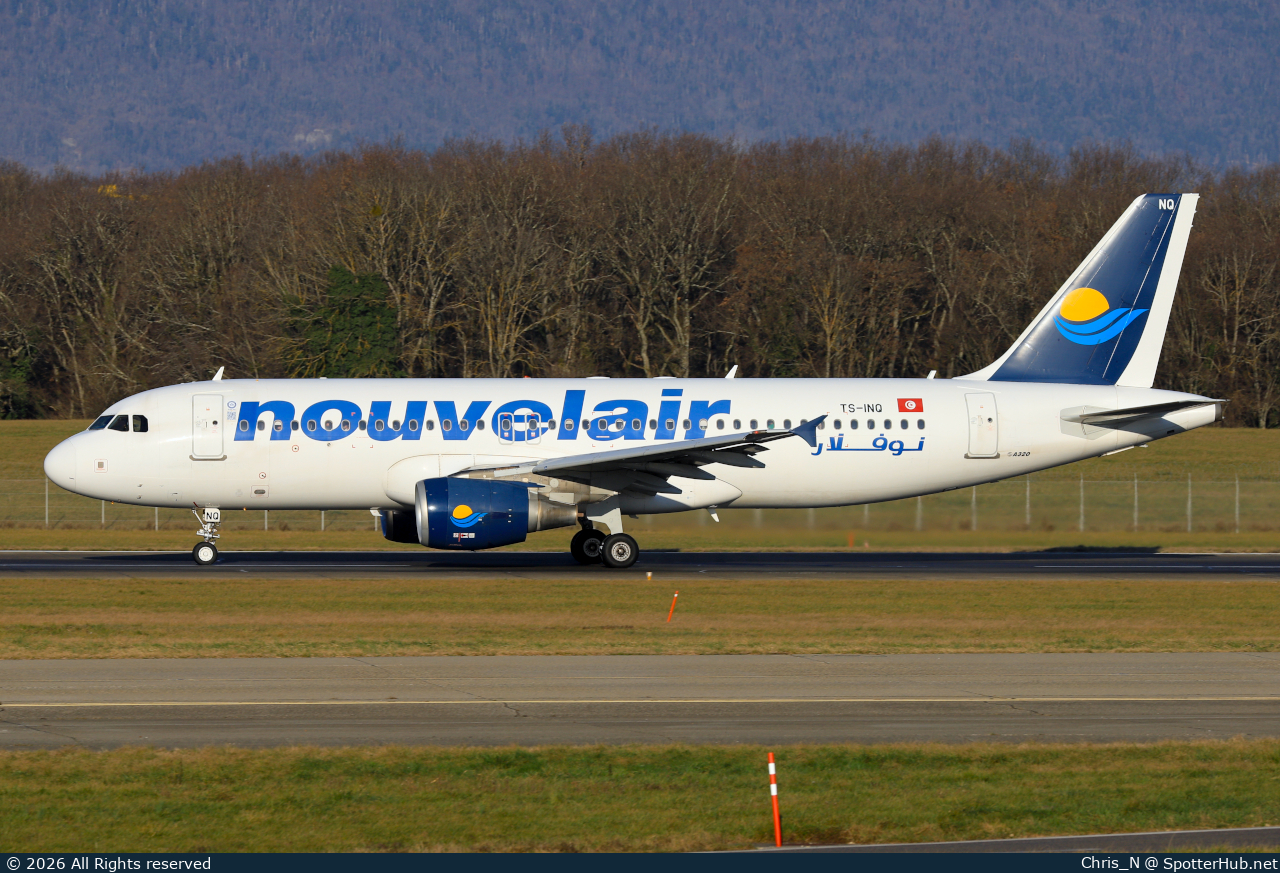 Photo of TS-INQ - Airbus A320-214 operated by Nouvelair