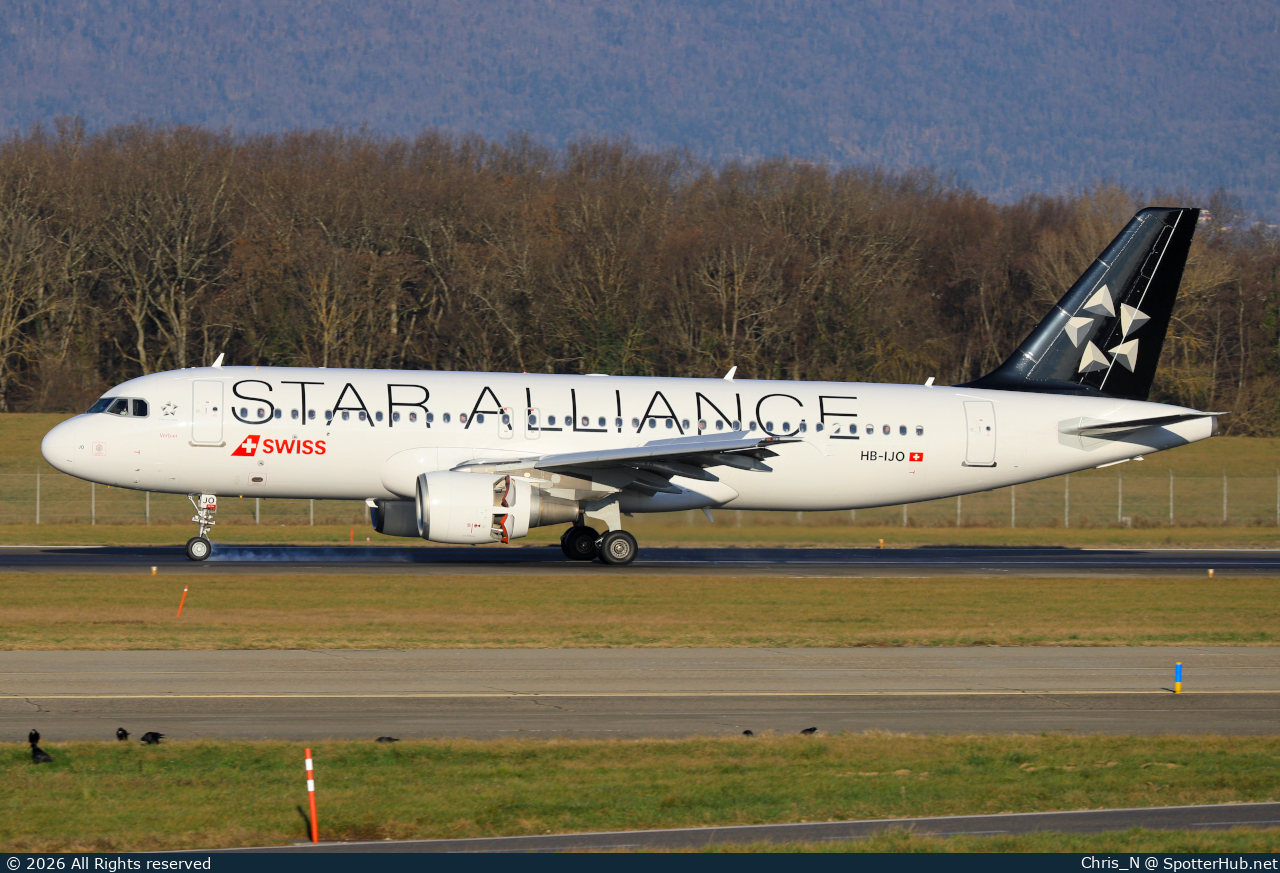 Photo of HB-IJO - Airbus A320-214 operated by Swiss International Air Lines