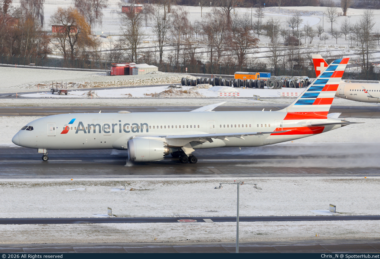 Photo of N803AL - Boeing 787-8 Dreamliner operated by American Airlines