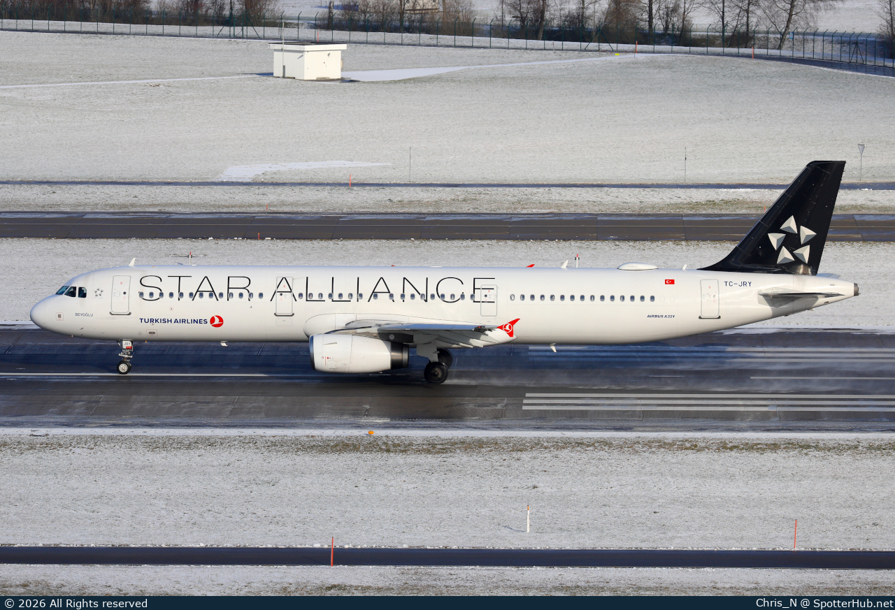 Photo of TC-JRY - Airbus A321-231 operated by Turkish Airlines