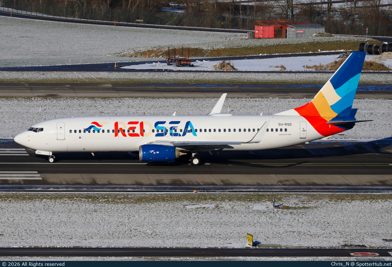 Photo of SU-RSD - Boeing 737-8EH operated by Red Sea Airlines