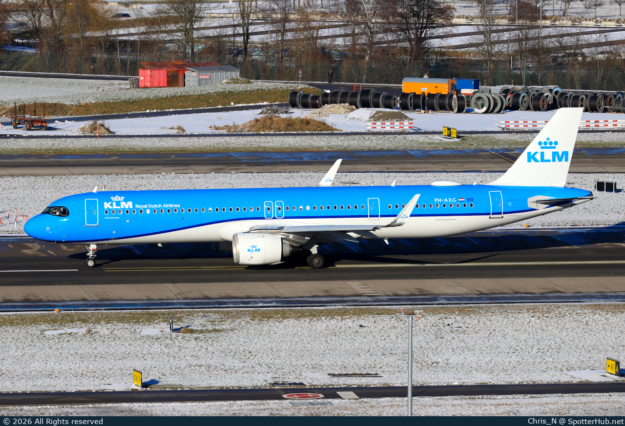 Photo of PH-AXG - Airbus A321-252NX operated by KLM Royal Dutch Airlines