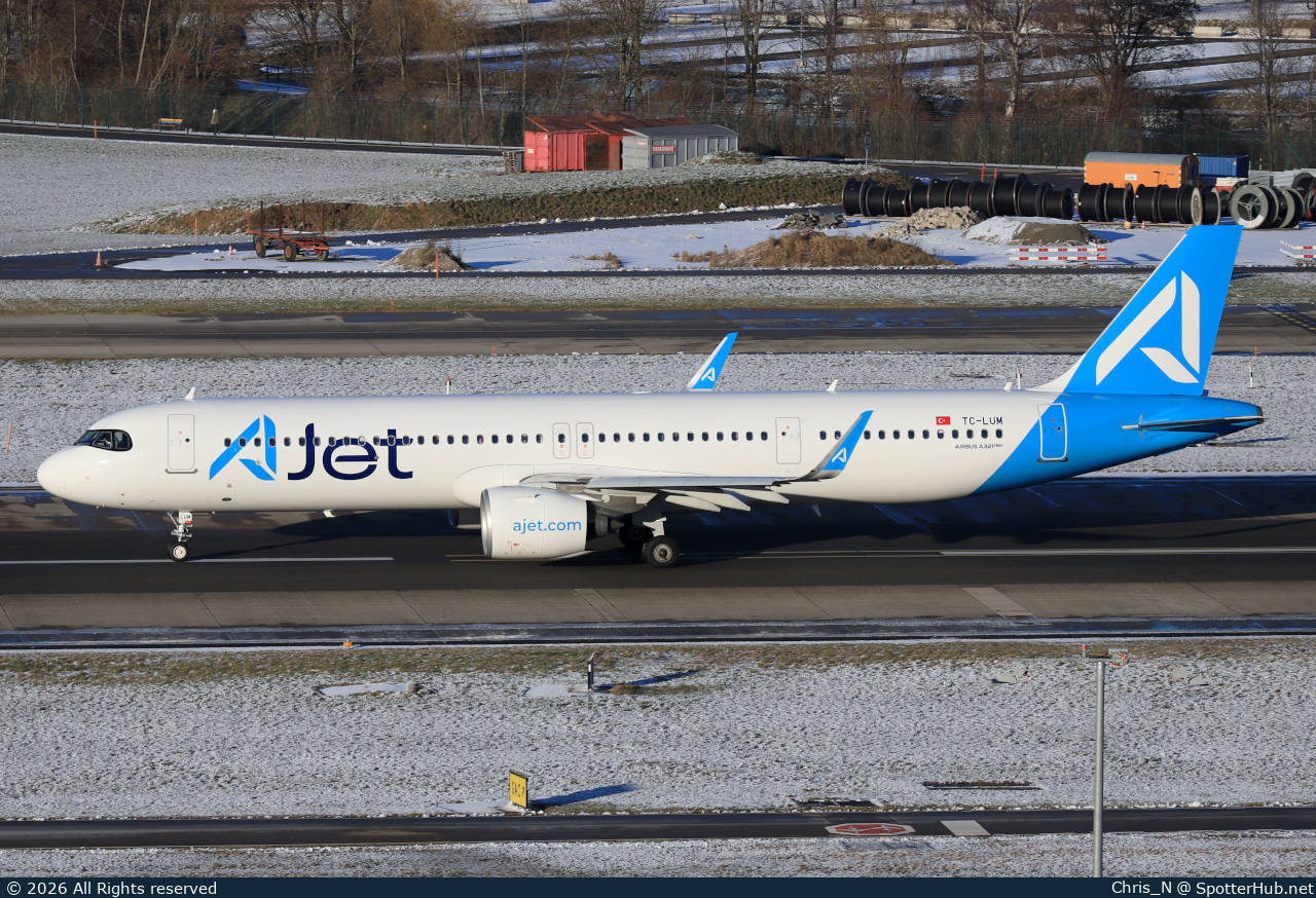 Photo of TC-LUM - Airbus A321-271NX operated by AJet