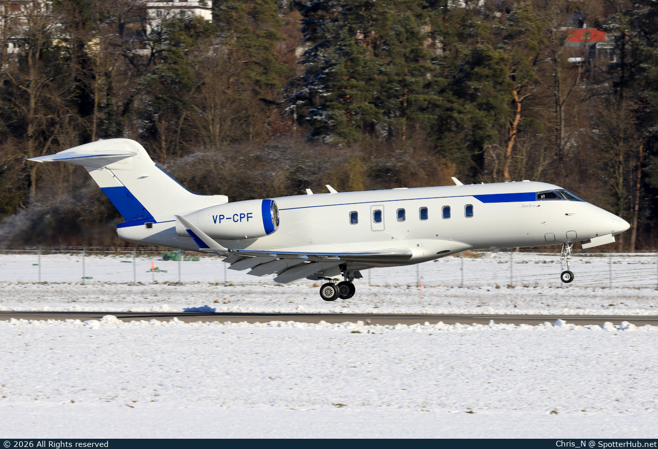 Photo of VP-CPF - Bombardier Challenger 350 operated by Trevo Aviation