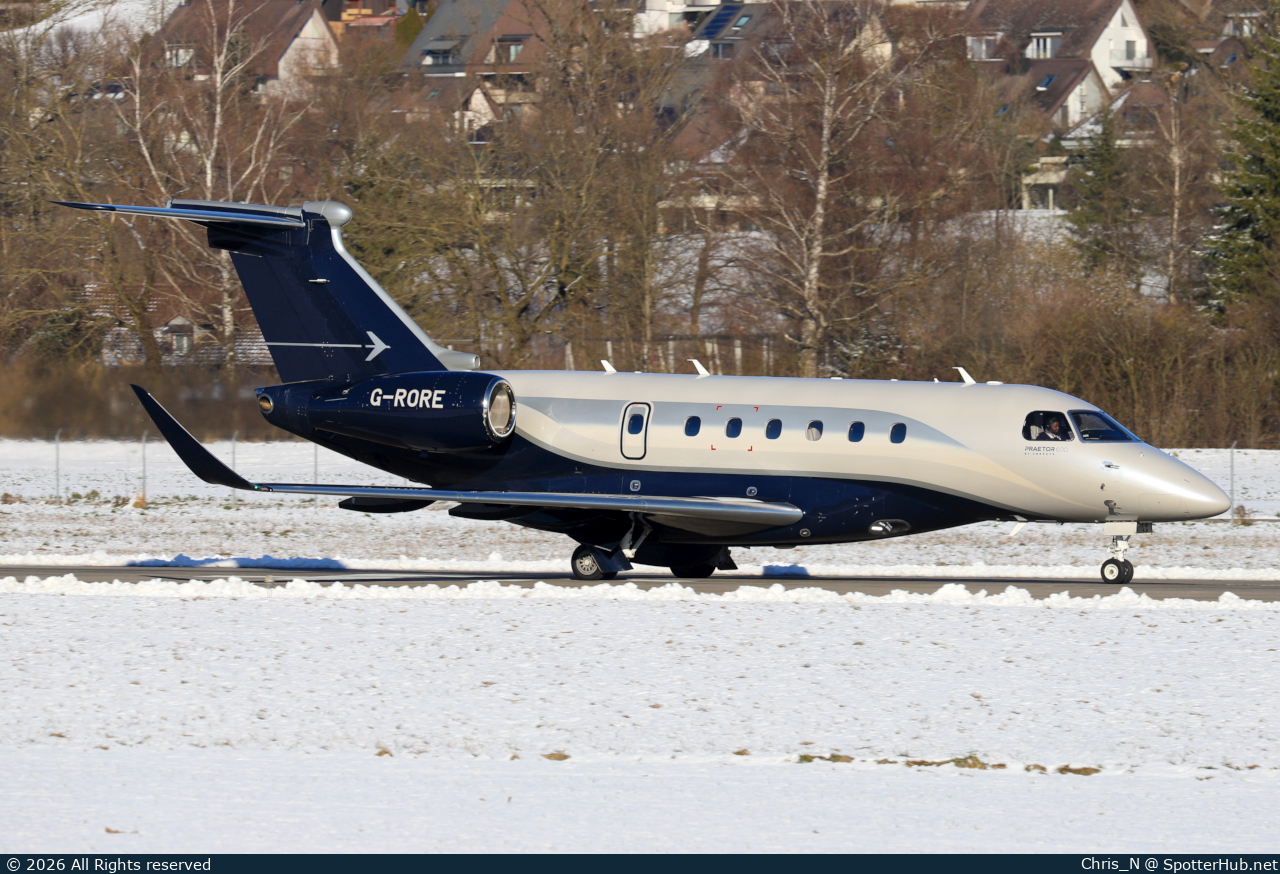 Photo of G-RORE - Embraer Praetor 600 operated by Flexjet Ltd.