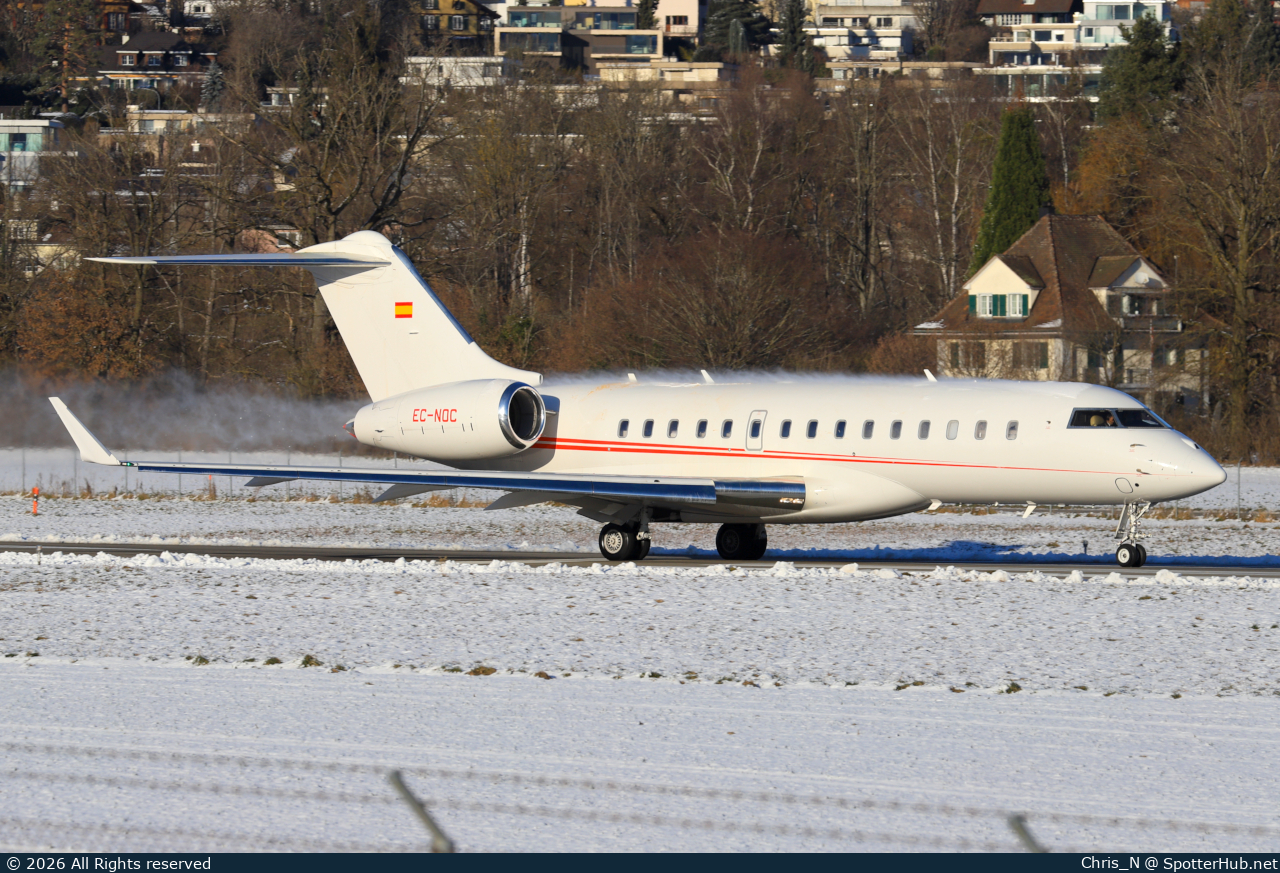 Photo of EC-NOC - Bombardier Global 6500 operated by Gestair Private Jets