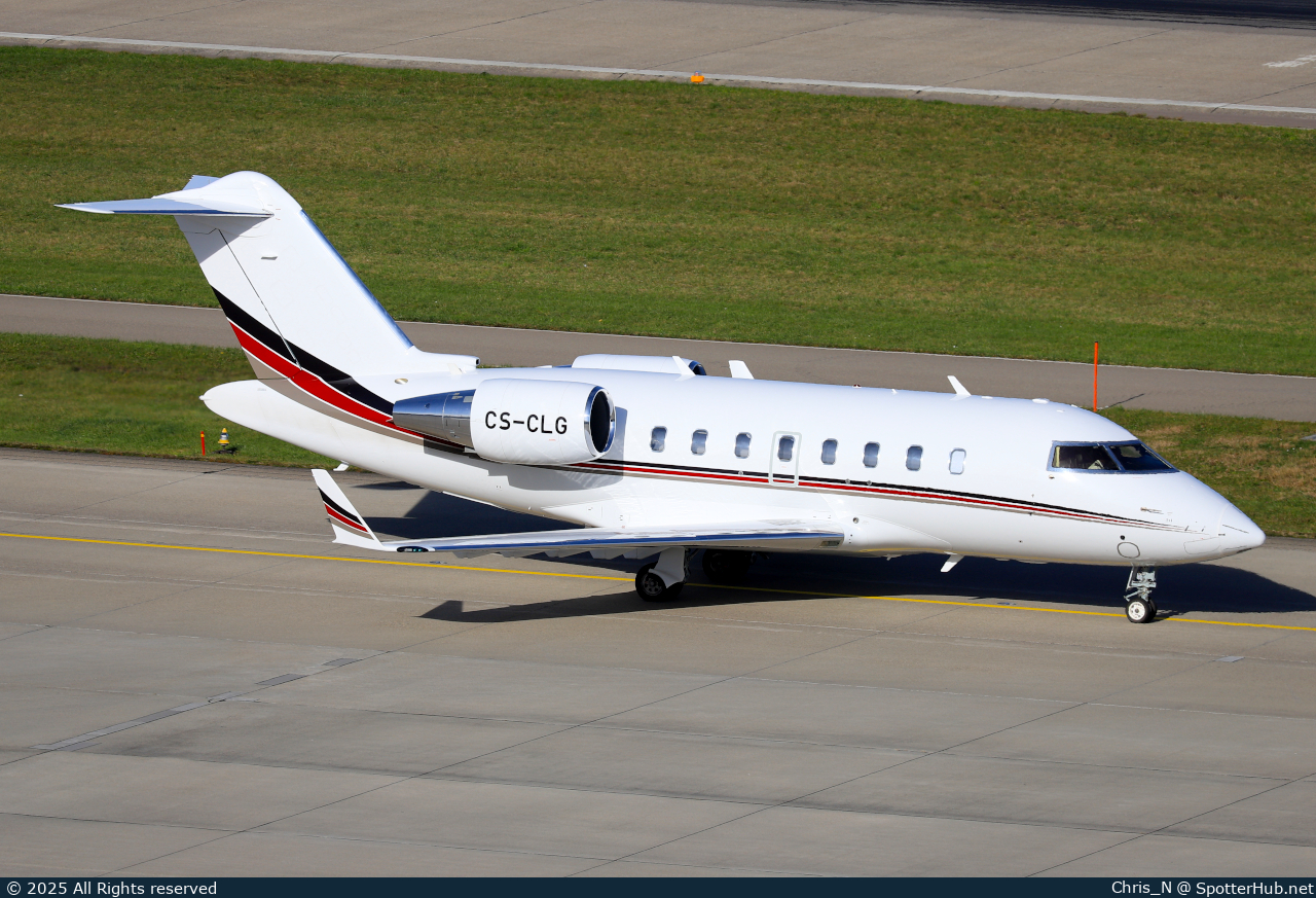Photo of CS-CLG - Bombardier Challenger 650 operated by NetJets Europe