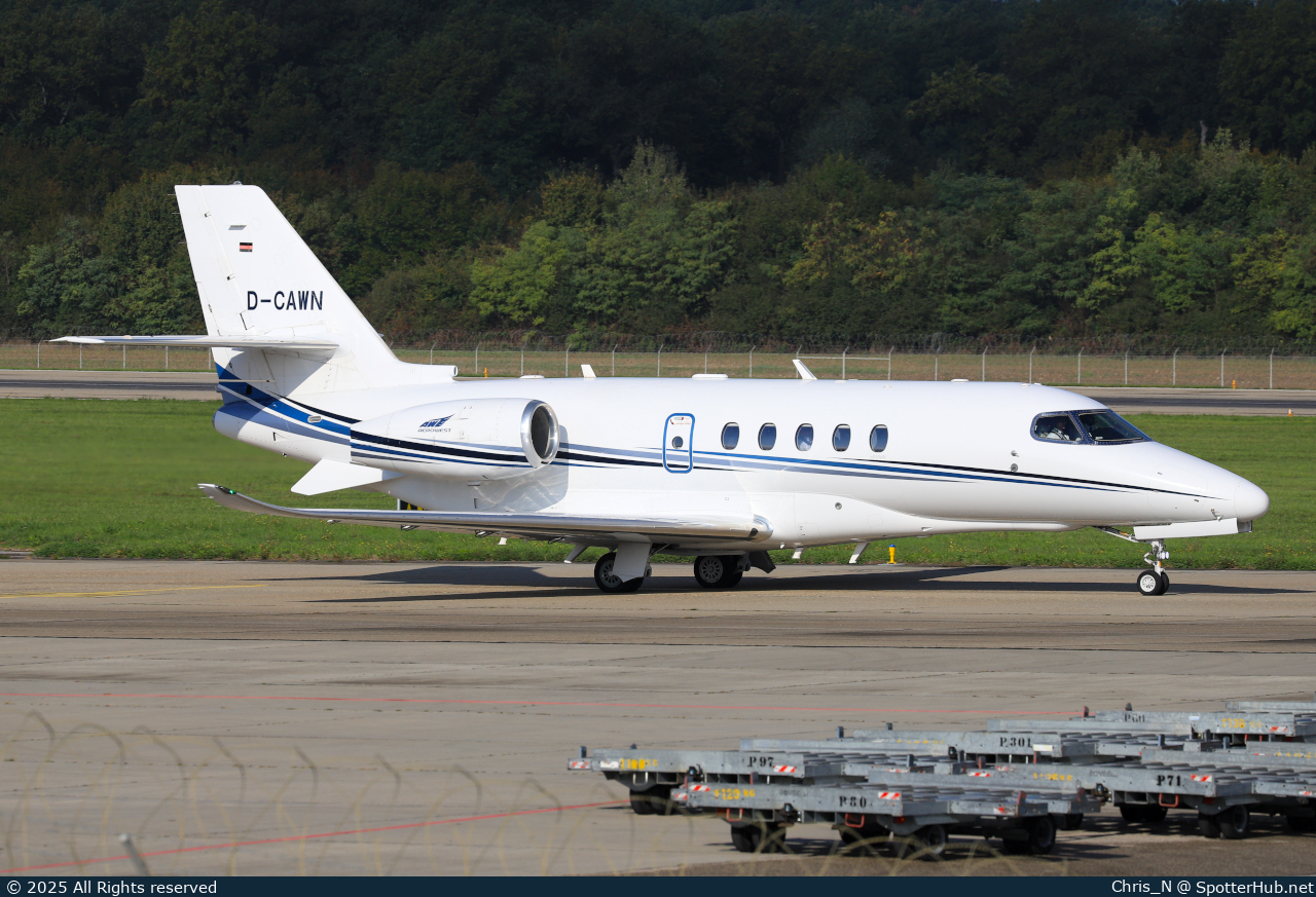 Photo of D-CAWN - Cessna 680A Citation Latitude operated by Aerowest