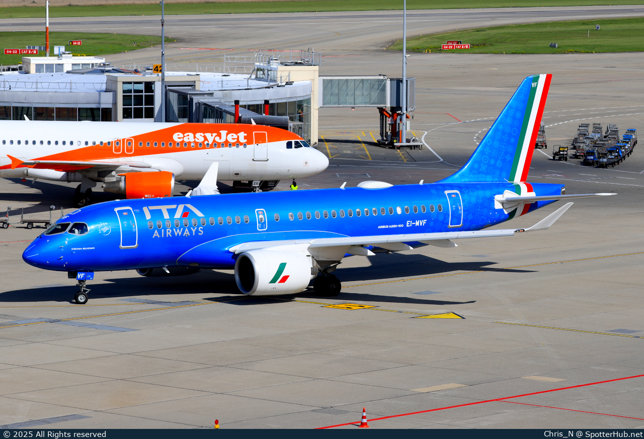 Photo of EI-MVF - Airbus A220-100 operated by ITA Airways