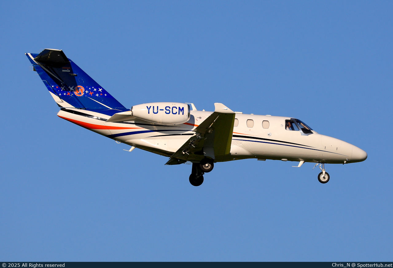 Photo of YU-SCM - Cessna 525 Citation M2 operated by Prince Aviation