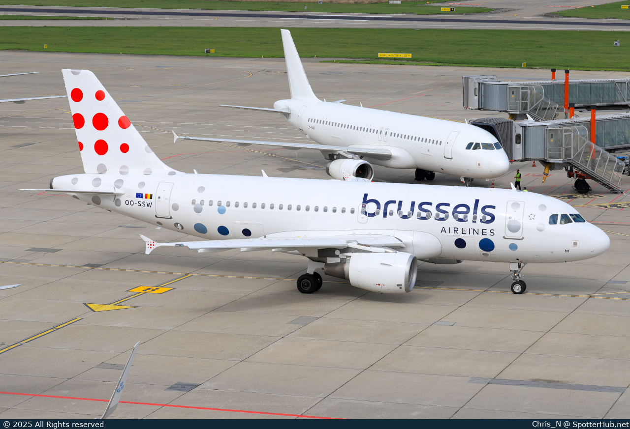 Photo of OO-SSW - Airbus A319-111 operated by Brussels Airlines